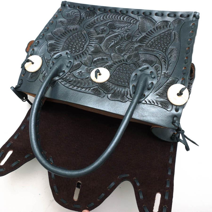 GRACE CONTINENTAL グレースコンチネンタル ハンドバッグ Carving