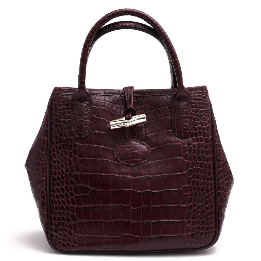LONGCHAMP（ロンシャン） トートバッグ ROSEAU CRC ロゾ クロコ 牛革 