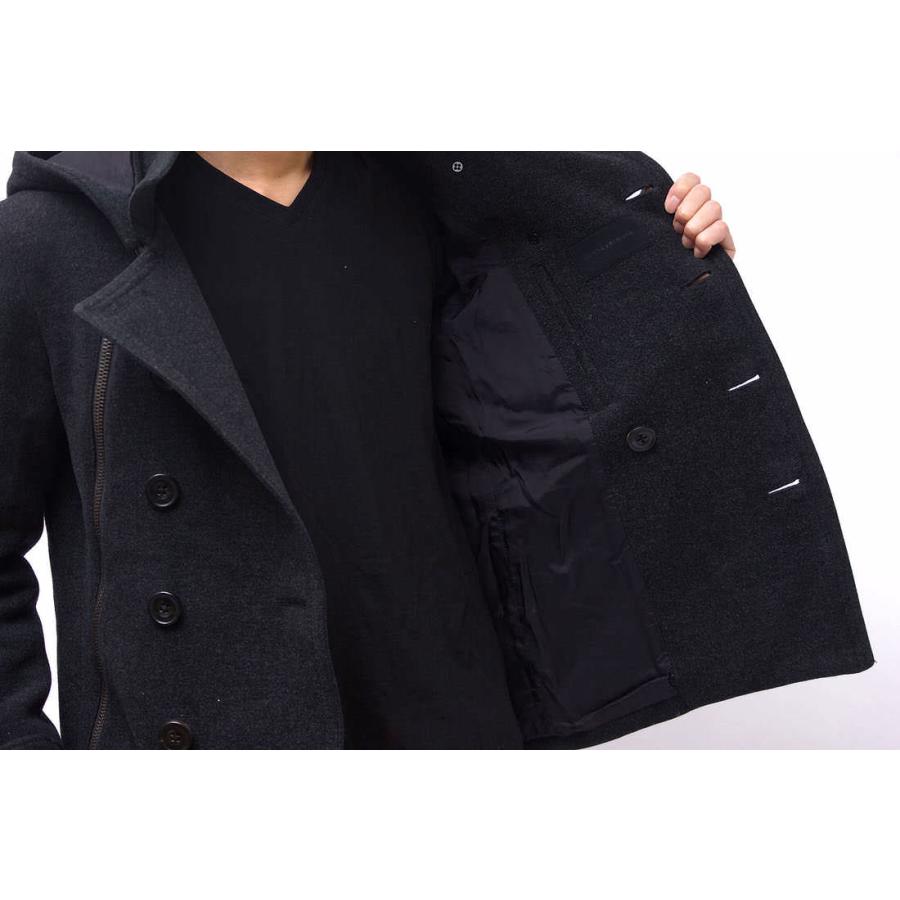 junhashimoto ジュンハシモト ジャケット 11AW ZIP&HOODED P-COAT/P