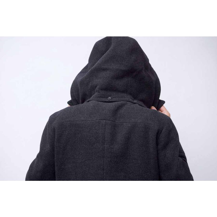 junhashimoto ジュンハシモト ジャケット 11AW ZIP&HOODED P-COAT/P