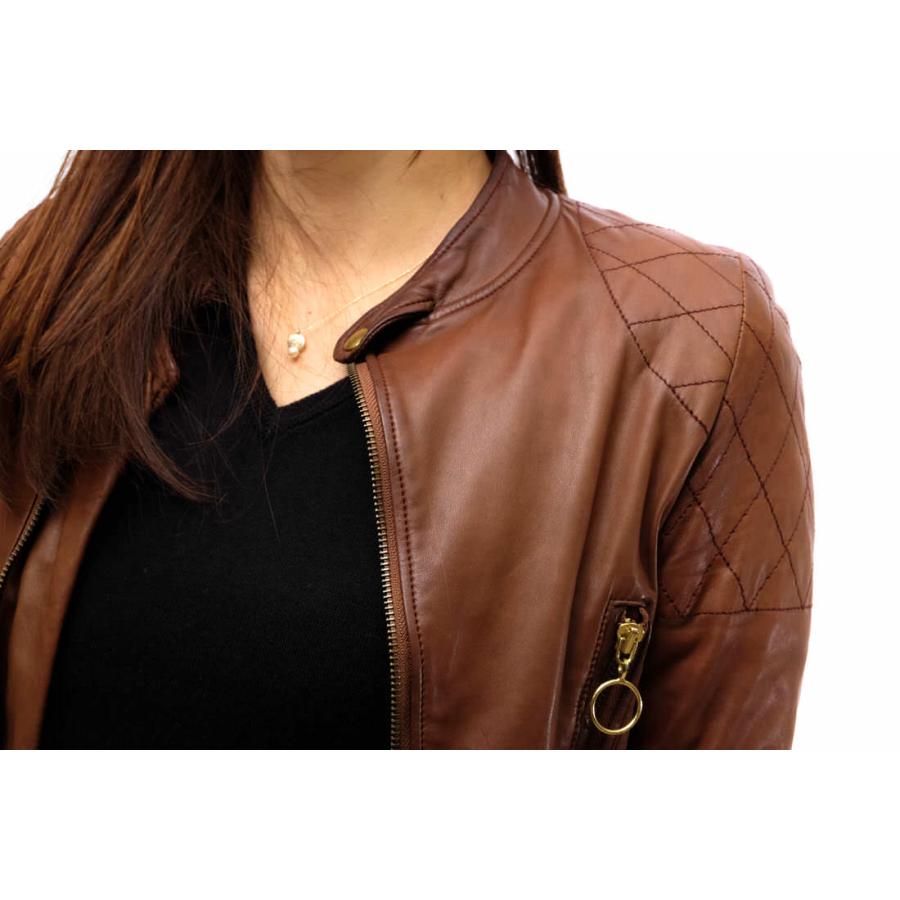 sisii（シシ） ライダース キルティングステッチ スラッシュジップ