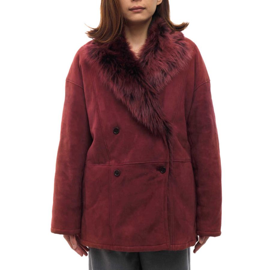 LOEWE ロエベ コート 子羊 シアリングラムファー ムートン : Desir 