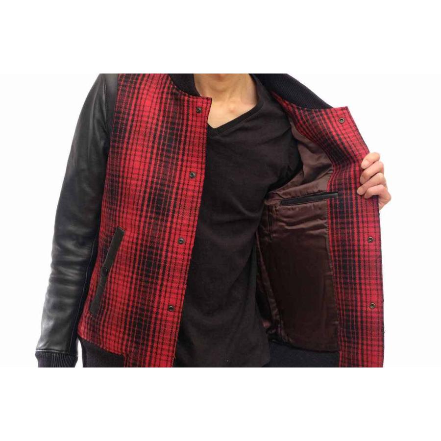 wjk ダブルジェイケイ スタジャン varsity jacket/ヴァーシティ 