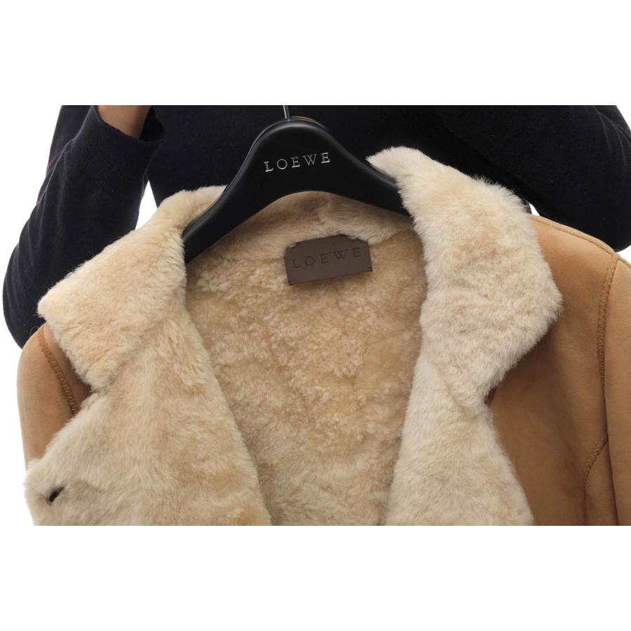 LOEWE ロエベ コート 羊革 シープスキン ムートン : Desir Yahoo 