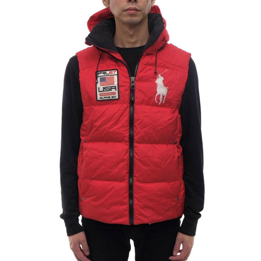 Polo Ralph Lauren ポロ ラルフローレン ダウンベスト ビッグポニー刺繍 フード付き J2581 Desir Yahoo ショッピング店 通販 Yahoo ショッピング