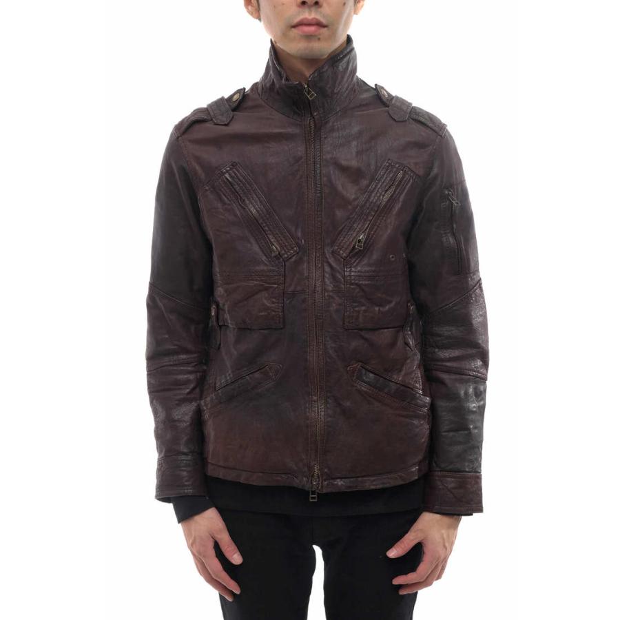 ○アヴィレックス AVIREX シープスキン 羊革 シングルライダース 6121007 ヴィンテージ加工 メンズ 【中古】 中古 AVIREX アヴィレックス シングルライダース 6121007 シープスキン 羊革