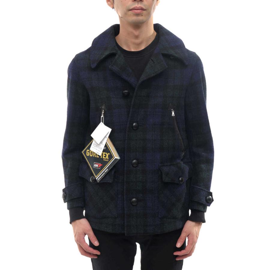 VISVIM ビズビム ジャケット Orion Tweed Jacket GORE-TEX NAVY HARRIS TWEED チェック柄