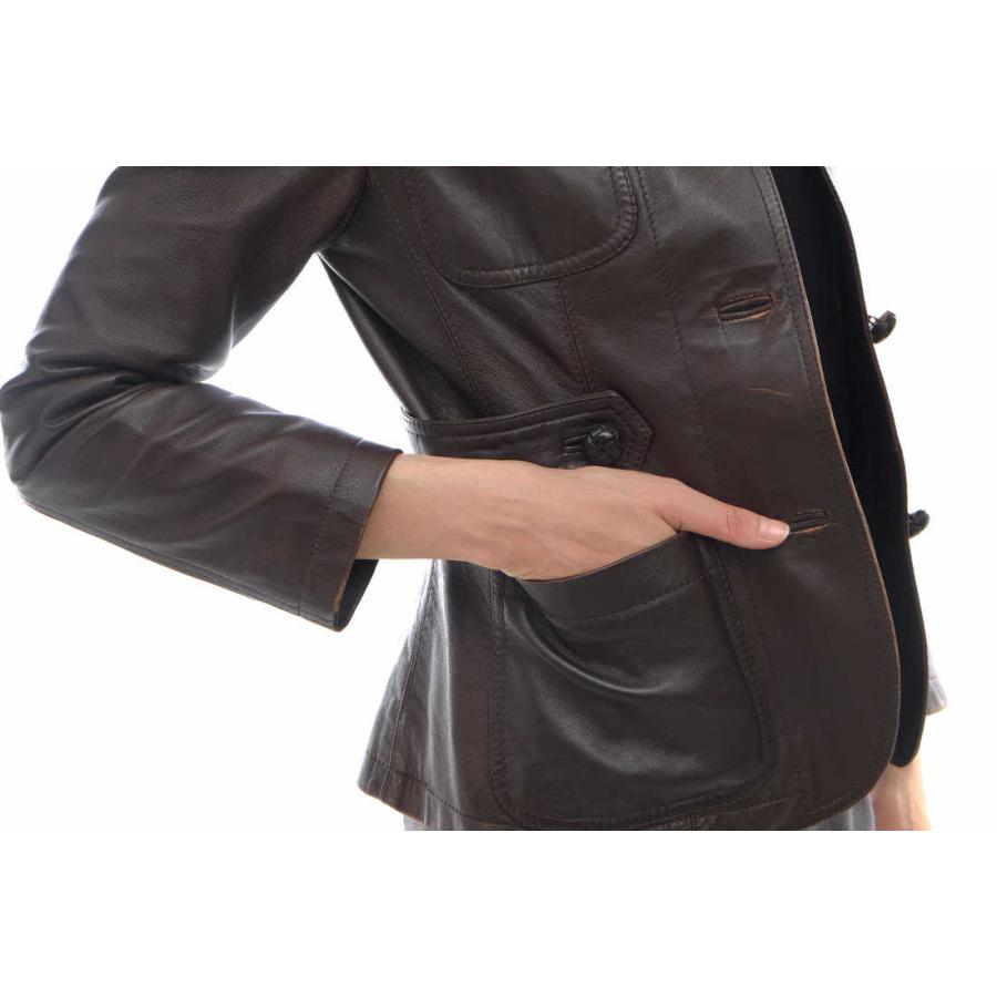 MICHAEL KORS マイケルコース テーラード レザージャケット 黒 ラム MICHAEL KORS Michael Kors マイケルコース ジャケット 羊革