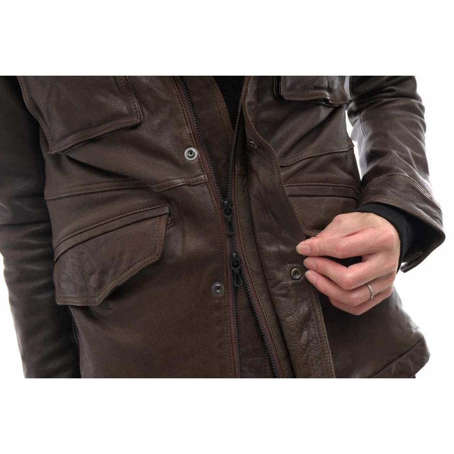 Nano Universe ナノユニバース フィールドジャケット Nuc03lo368gl Washed Goat 山羊革 ゴートスキン サーモライト 草木タンニンなめし M 65 ミリタリー 中綿 J2857 Desir Yahoo ショッピング店 通販 Yahoo ショッピング