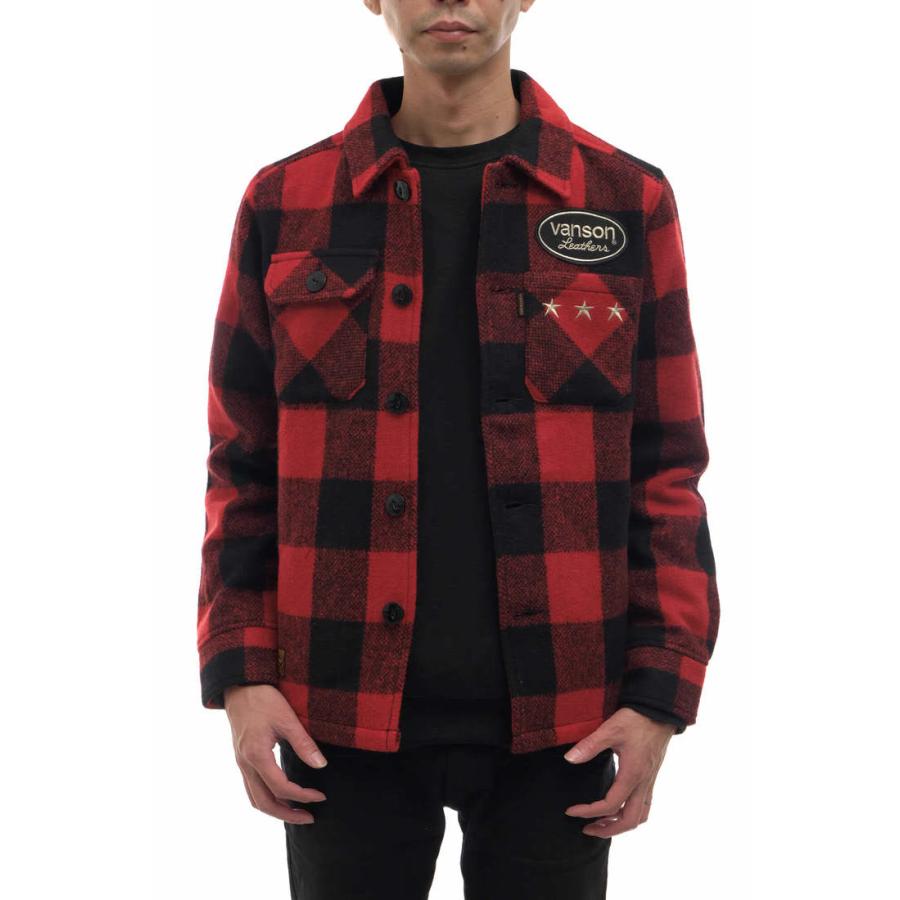 VANSON（バンソン） ジャケット NVSL-114 バッファローチェック柄