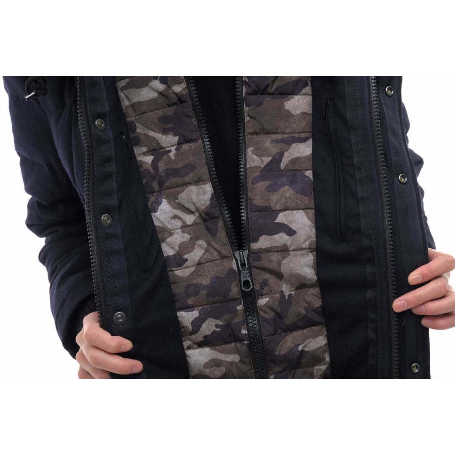 Nano Universe ナノユニバース ダウンジャケット Nuc44dw0542ts 尾州産ウールジャージー 西川ダウン フード付き 迷彩 カモフラージュ柄 リブ J2987 Desir Yahoo ショッピング店 通販 Yahoo ショッピング