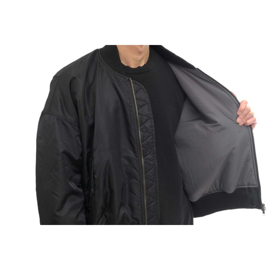 glamb / フライトジャケット/2/ナイロン/BLK/GB17SP/MN19 glamb（グラム） フライトジャケット GB17SP MN19 Big MA-1 リブ