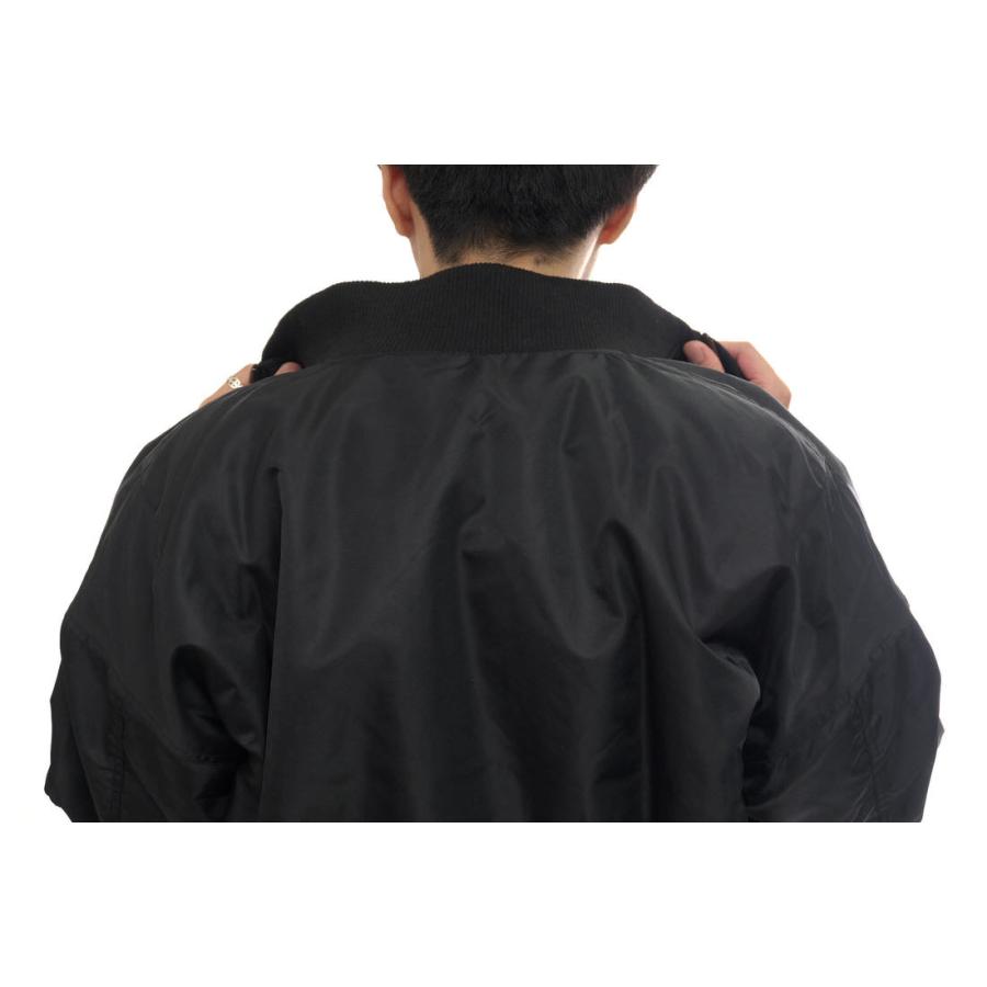 glamb（グラム） フライトジャケット GB17SP MN19 Big MA-1 リブ