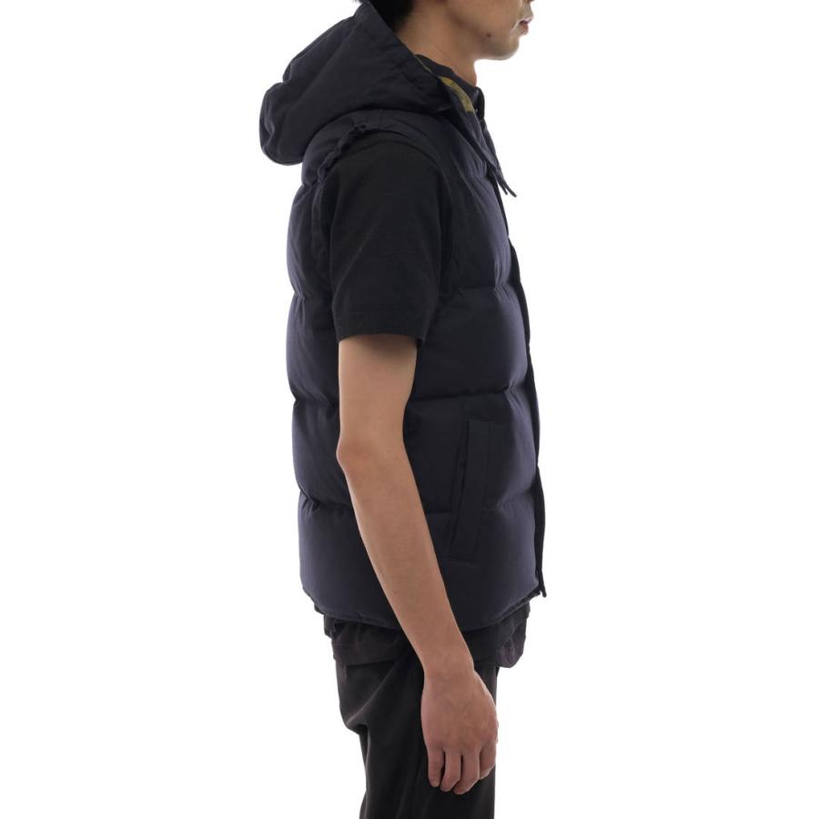 SOPHNET. ソフネット ダウンベスト SOPH-123027 2LAYER WOOL HOOD DOWN