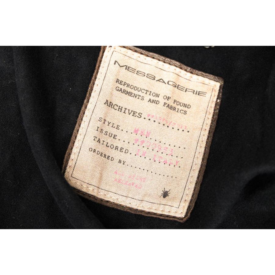 MESSAGERIE メッサジェリエ フライトジャケット ヴィンテージ加工 A-2