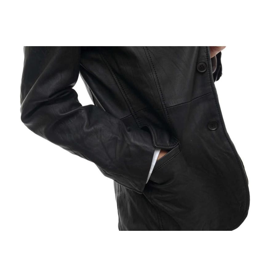 ESTNATION エストネーション テーラードジャケット ラムレザー 子羊革