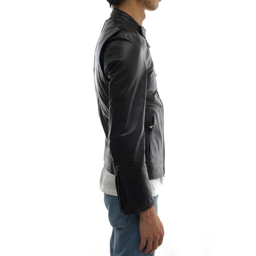 リチウムオム　シングルライダース 予約商品] LEATHER SINGLE RIDERS JACKET | レザーシングル