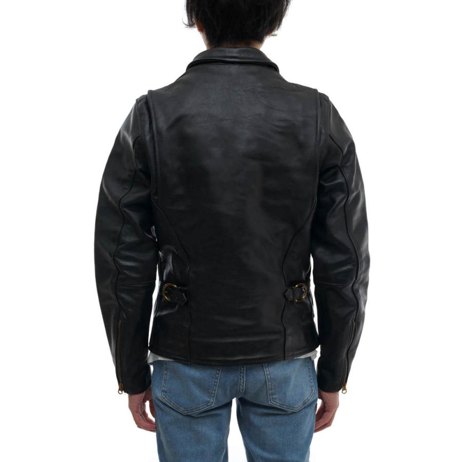 VANSON バンソン ENF エンフィールド 黒 34 ライダース 革ジャン VANSON バンソン ENF シングル ライダース ブラック ｜ シングル