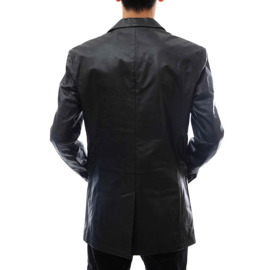 DKNY ディーケーエヌワイ テーラードジャケット 羊革 シープスキン