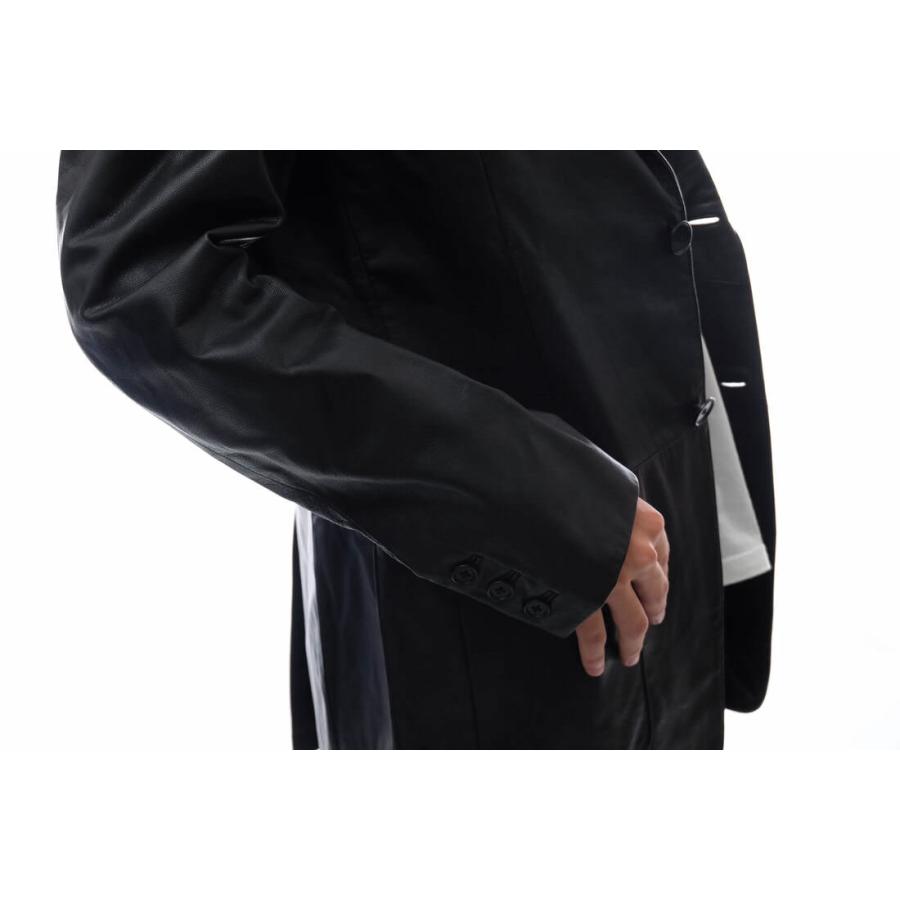 DKNY ディーケーエヌワイ テーラードジャケット 羊革 シープスキン