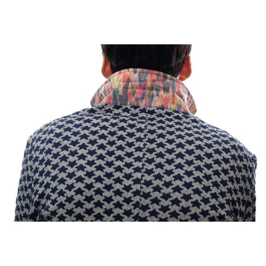 ○クーン KOON スター柄 テーラードジャケット 010101104001 ROCK/IN7 アンコンジャケット シングルブレスト メンズ 【中古】 中古 KOON クーン テーラードジャケット 010101104001 ROCK/IN7 スター柄