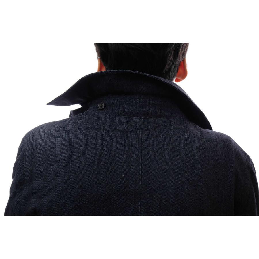 HERNO ヘルノ ステンカラーコート 0700190 Bolla ヘリンボーン柄