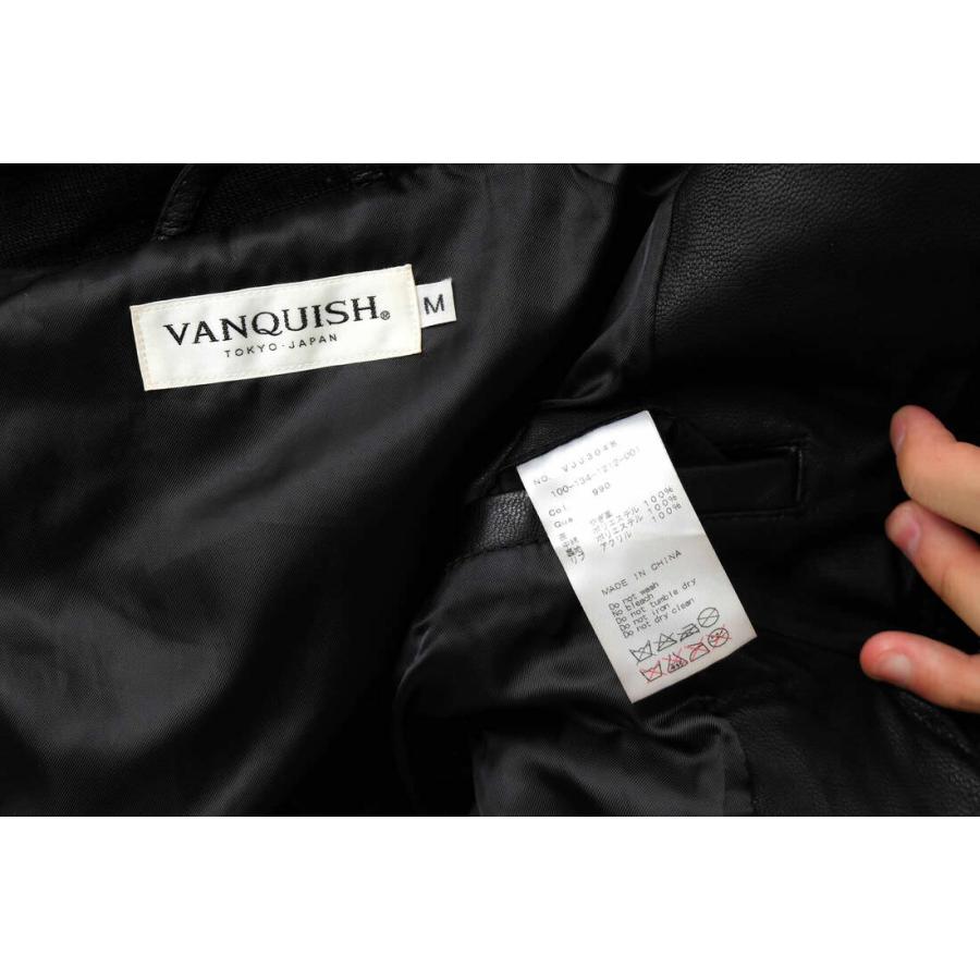 VANQUISH（ヴァンキッシュ） シングルライダース VJJ3048 ゴートレザー 