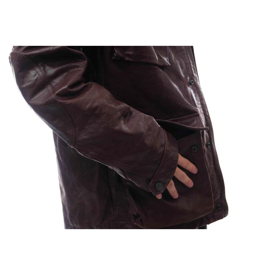 BURBERRY（バーバリー） ブルゾン OGDEN 牛革 モーターサイクル