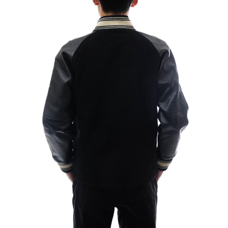 CALEE（キャリー） スタジャン CL-13AW054 WOOL MELTON LEATHER