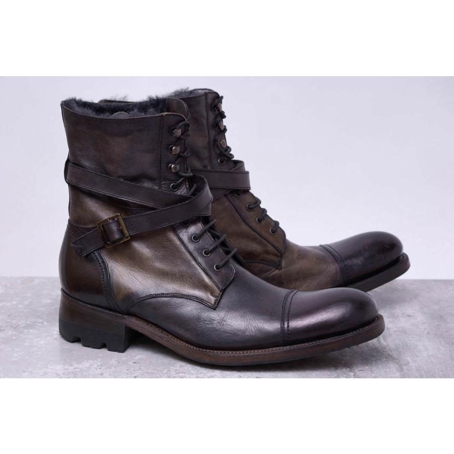 alfredo BANNISTER アルフレッドバニスター 毛皮 メンズ ブーツ alfredo BANNISTER アルフレッドバニスター 毛皮 メンズ ブーツ