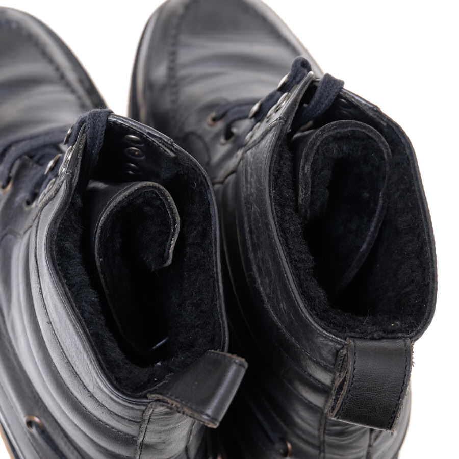 ○ボッテガヴェネタ BOTTEGA VENETA カーフ 牛革 レースアップブーツ ボア モカシン クレープソール メンズ 【中古】 中古 BOTTEGA VENETA（ボッテガ・ヴェネタ） レースアップブーツ カーフ