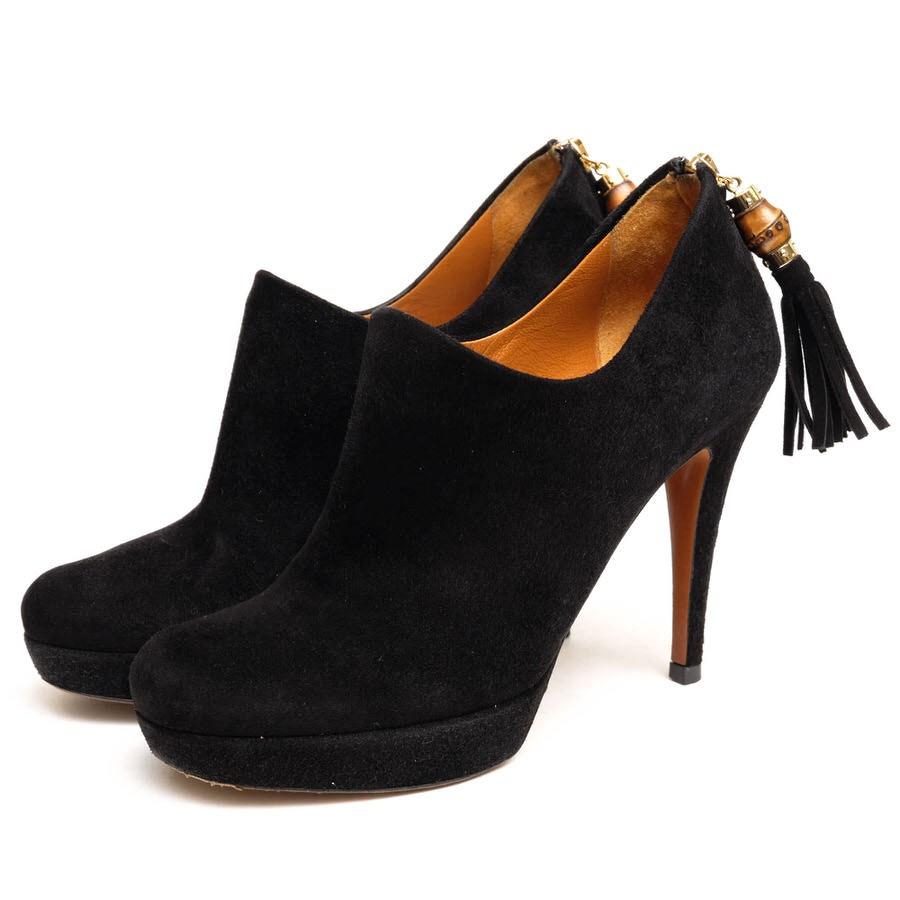 GUCCI グッチ ブーティ 269726 バンブーストラップ ブーティ バック