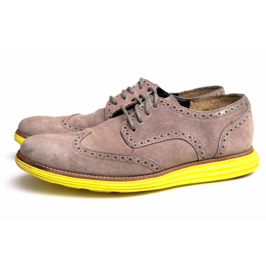 48％割引ホワイト系,27.5cm豪華で新しい COLE HAAN カジュアルシューズ スエード ドレス/ビジネス 靴ホワイト系27.5cm