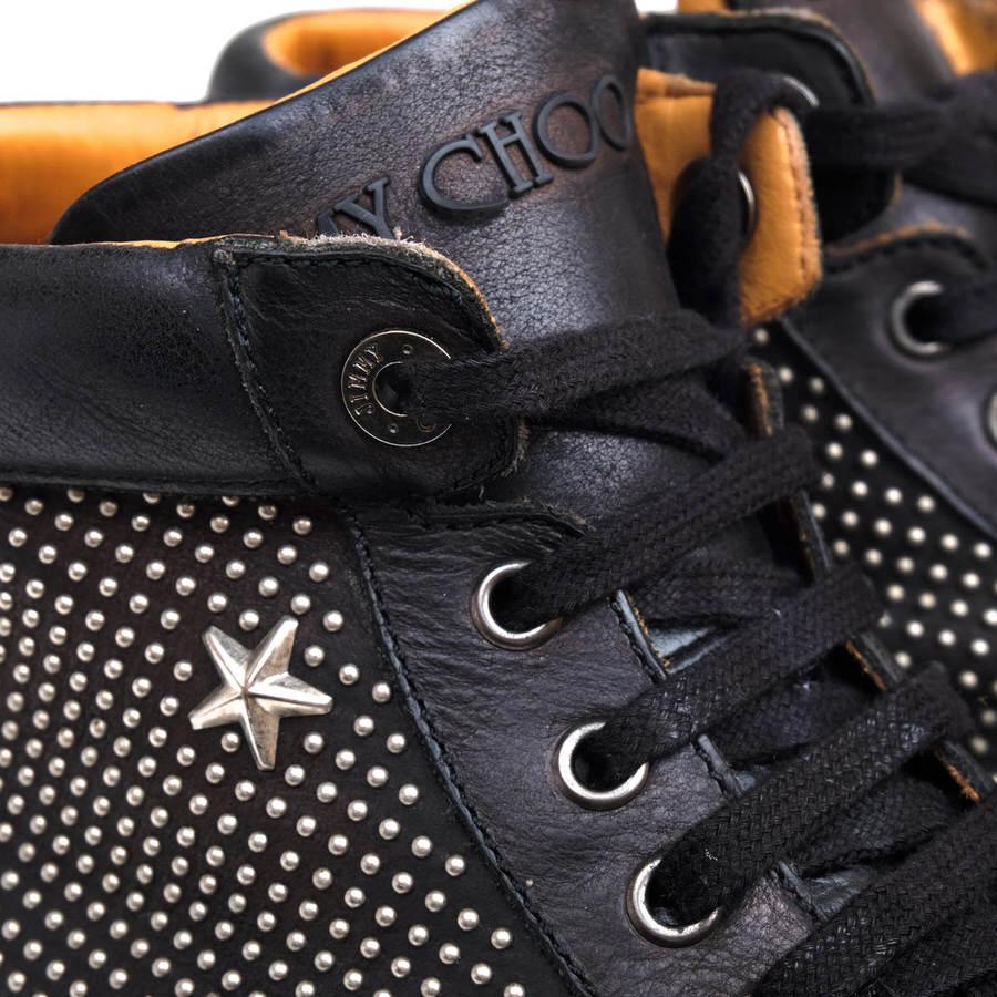 新版 Jimmy Choo ジミーチュウ ハイカットスニーカー カーフ 牛革 スタースタッズ スタッズ S8676 Desir Yahoo ショッピング店 通販 Yahoo ショッピング 日本産 Brivanbiotech Com