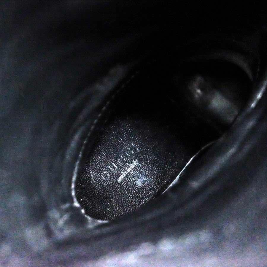 GUCCI（グッチ） ロングブーツ プレーントゥ レザーソール : Desir