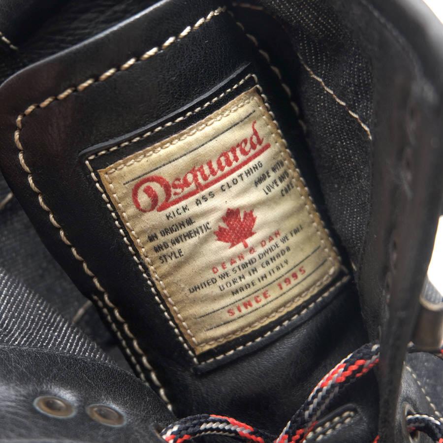 DSQUARED2（ディースクエアード） レースアップブーツ カウレザー 牛革
