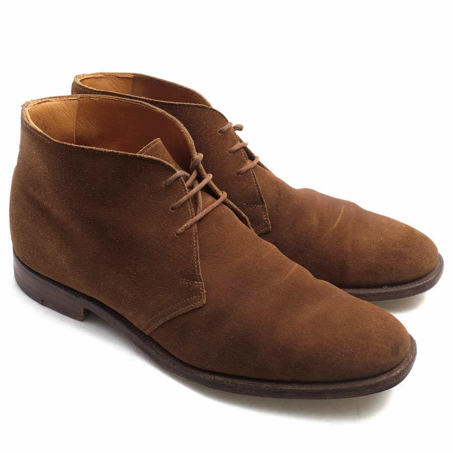 希少CROCKETT＆JONES クロケット＆ジョーンズ チャッカブーツ CHILTERN