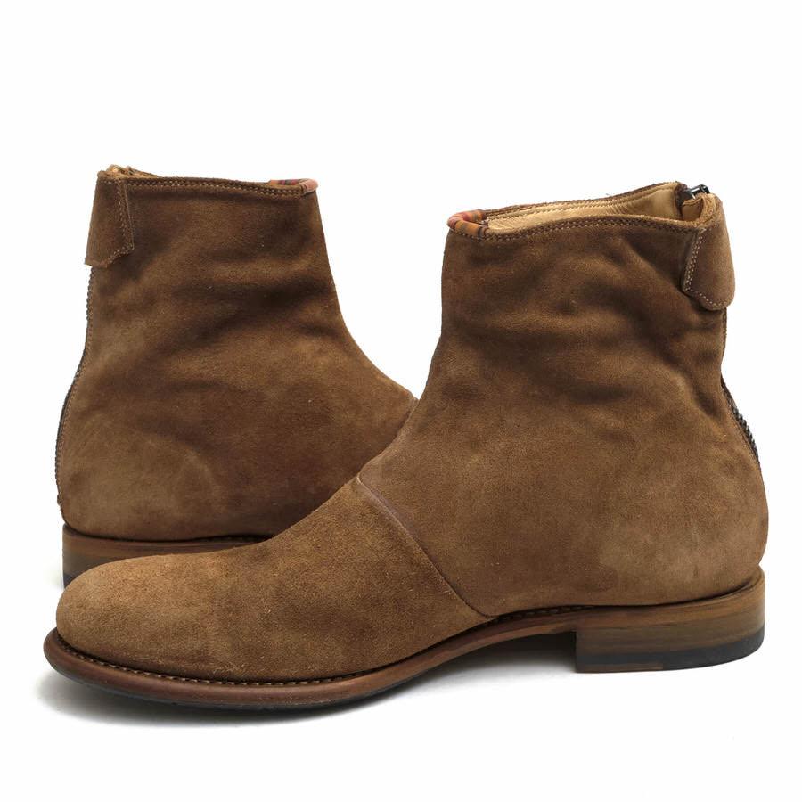 Paul Smith ポールスミス バックジップブーツ 511600 168 DIP DYED