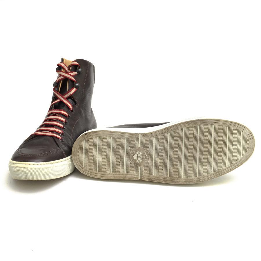 BALLY ハイカットスニーカー サイズEU8E／US9D メンズスニーカー：レザー ハイカット スリップオン | バリー