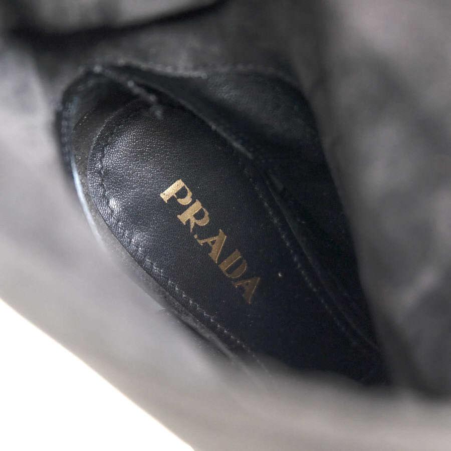 PRADA（プラダ） ミドルブーツ チャンキーヒール : Desir Yahoo