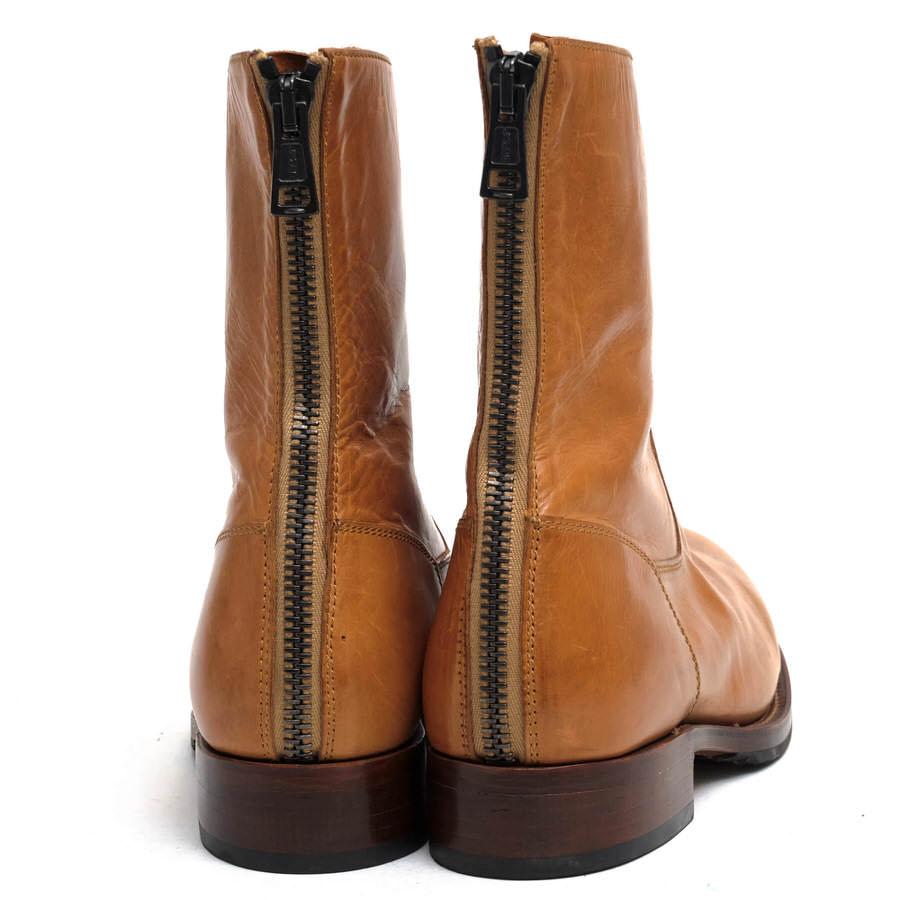 楽ギフ_のし宛書】 AKM バックジップブーツ サイズ3 27.5 ブラック