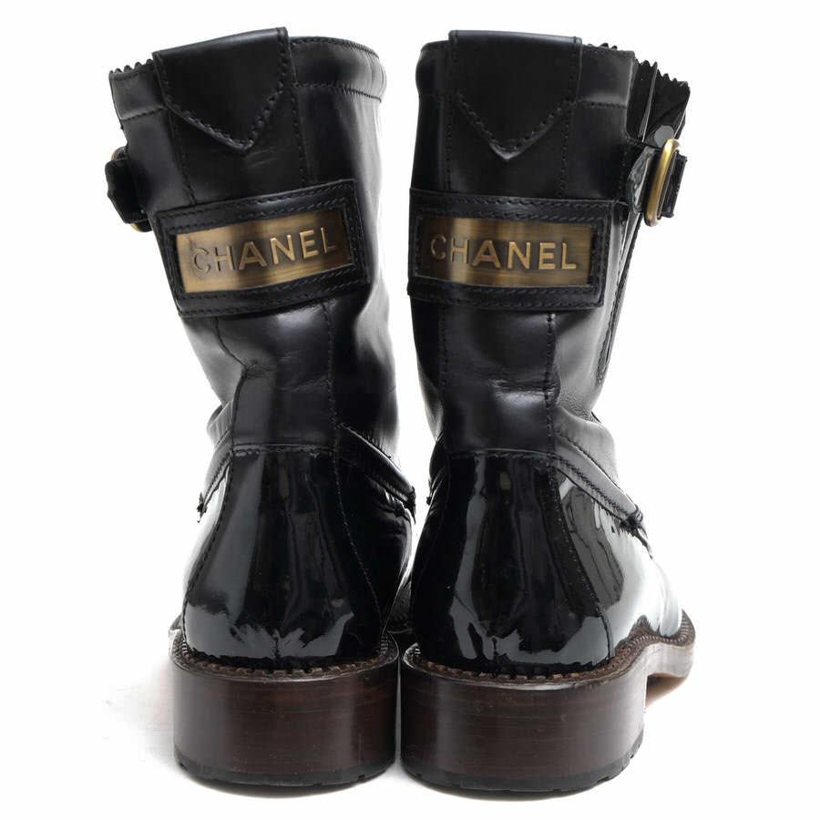 新版 Chanel シャネル エンジニアブーツ G ロゴ金具 ショートブーツ 牛革 ショートブーツ モックトゥ New限定品 Aleefsurgical Com