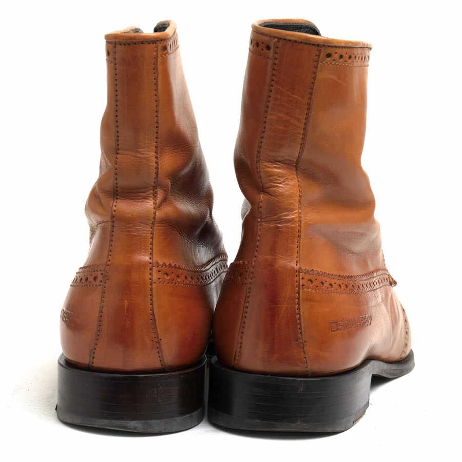 DSQUARED2（ディースクエアード） レースアップブーツ 323462 牛革