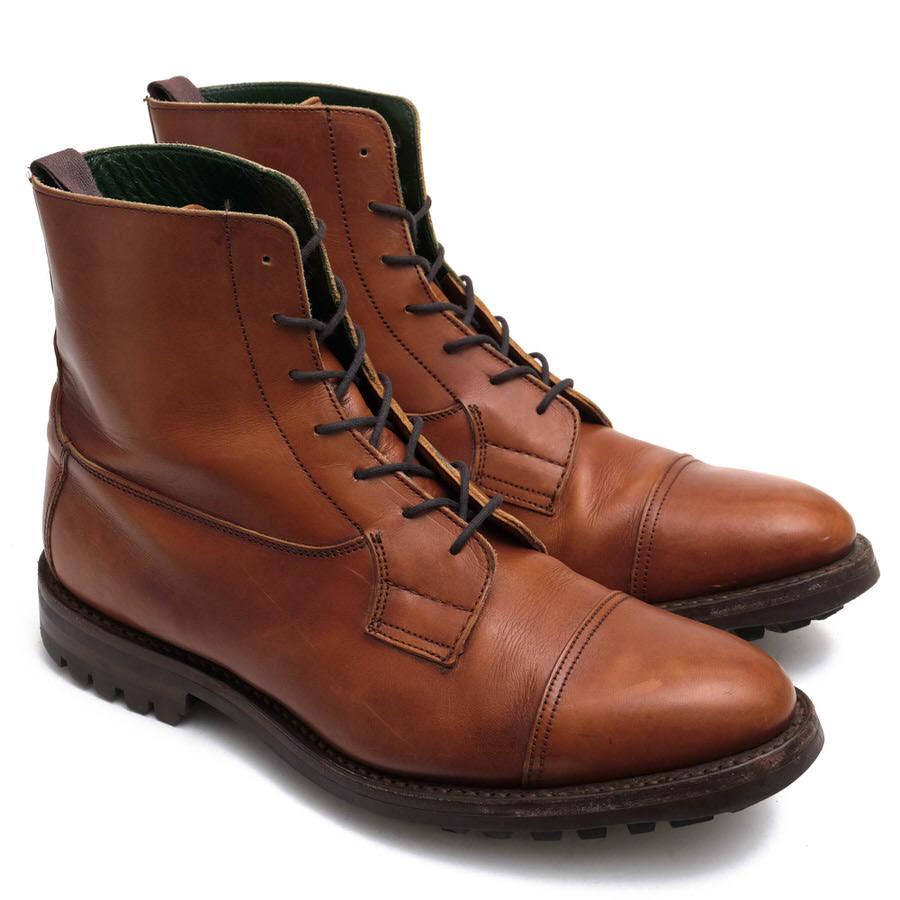 Tricker's（トリッカーズ） レースアップブーツ カーフ 牛革