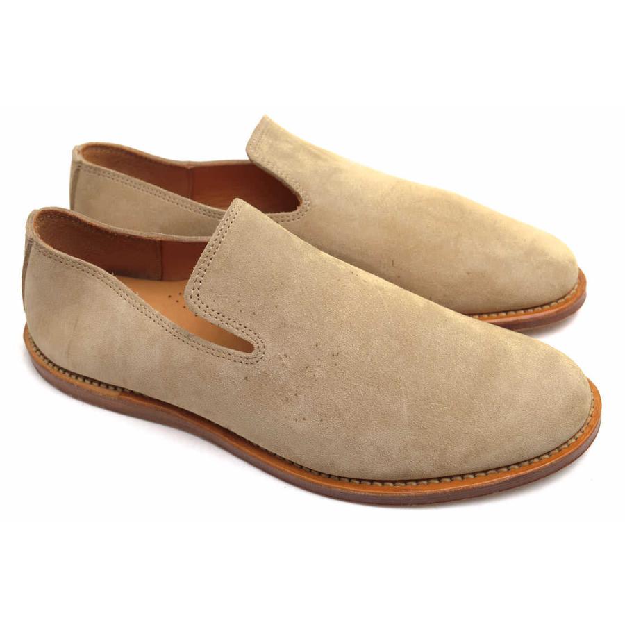 VIBERG ヴァイバー ヴァンプローファー SLIPPER MILKSHAKE SUEDE 牛革