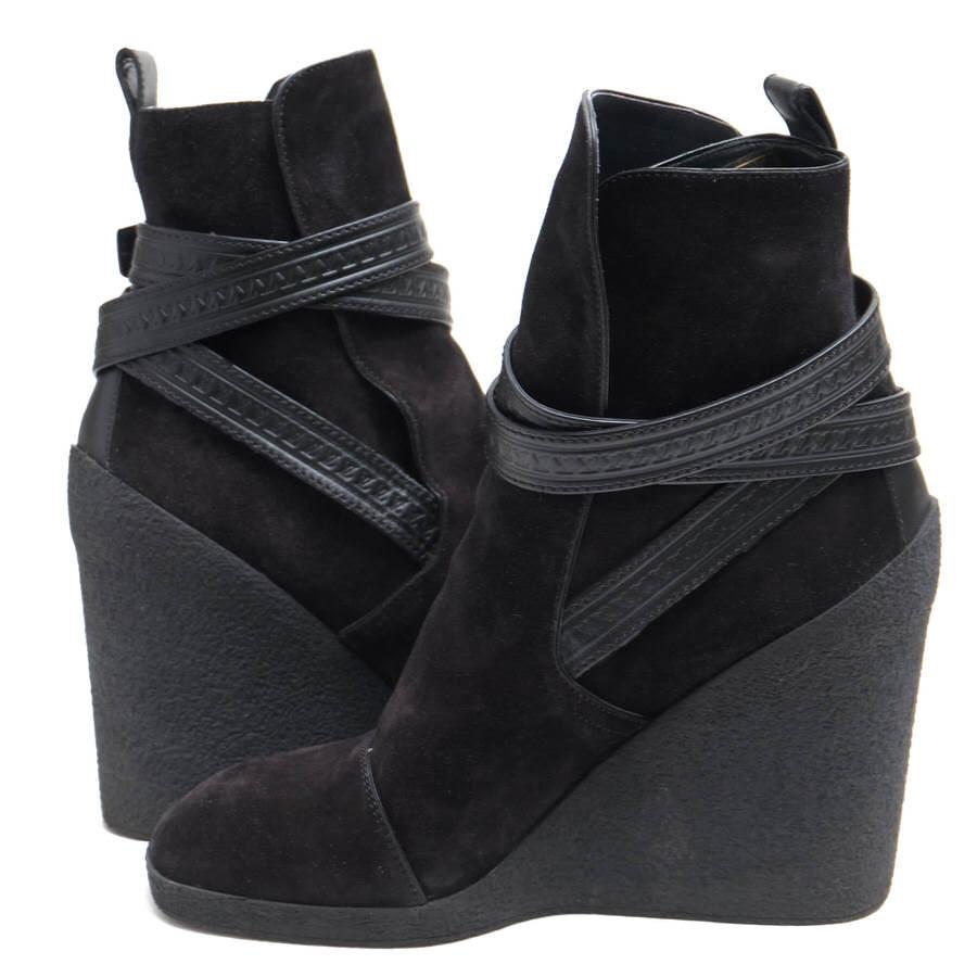 LOUIS VUITTON Louis Vuitton ヴィトン ミドルブーツ NL0155 牛革  