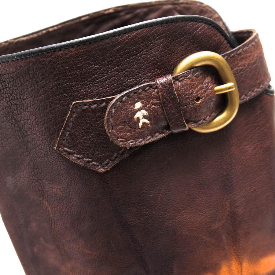 HENRY BEGUELIN（エンリーベグリン） ロングブーツ 牛革 カーフ オミノ