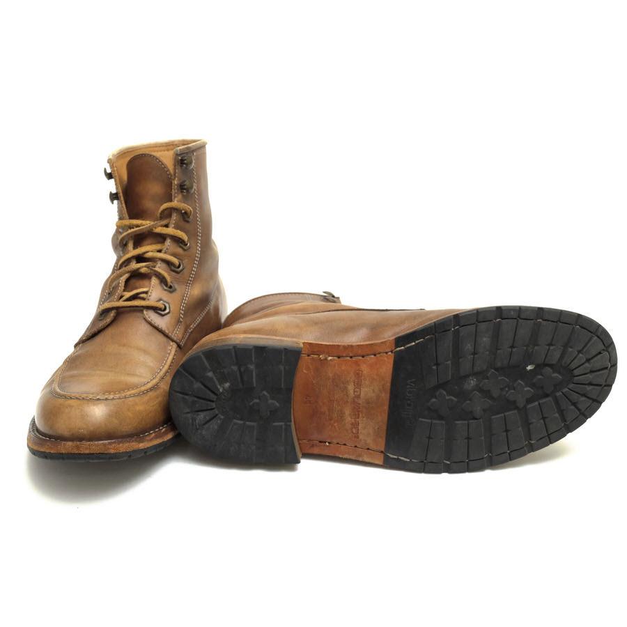 DSQUARED2 ディースクエアード ワークブーツ AB407 牛革 モックトゥ 
