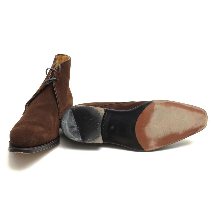 バーニーズニューヨーク サイドゴア ショートブーツ ブラウン スエード 革靴 バーニーズニューヨーク サイドゴア ショートブーツ ブラウン スエード