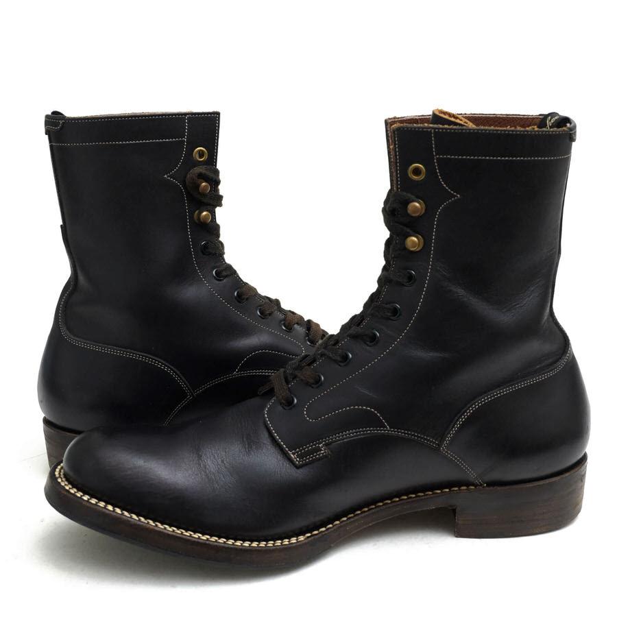 foot the coacher フットザコーチャー レースアップブーツ 牛革 